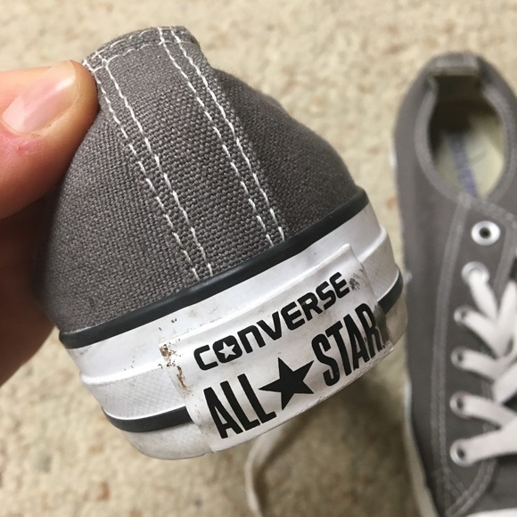 GREY LOW CONVERSE - Picture 2 of 3